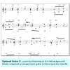 Ausschnitt einer Seite aus dem Buch "15 Bach-Inventionen für zwei Gitarren, Bd 2" von Michael Schmolke. SPASS BEISAITE Musikverlag.