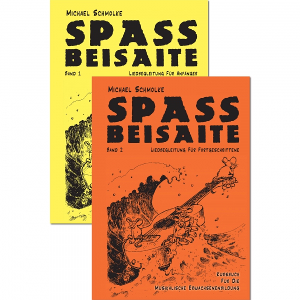 Michael Schmolke: SPASS BEISAITE Bundle Bd1+2. Liedbegleitung für Anfänger und Fortgeschrittene. Gratisversand.